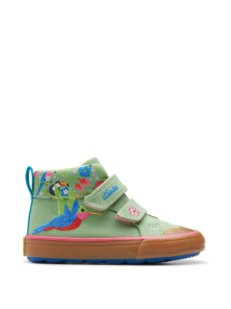 Clarks Green Pale Green Foxing Wing Boots - Image 1 of 7