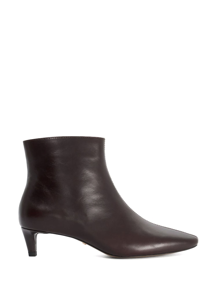 Dune London Brown Ovelle Ankle Boots - Image 1 of 5