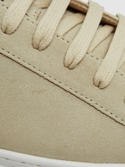 Reiss Stone Finley Suede Suede Trainers - Image 5 of 5