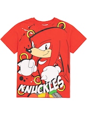 Vanilla Underground Red Sonic 100% Cotton T-Shirts 2 Pack - Image 4 of 7
