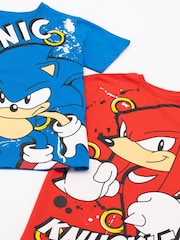 Vanilla Underground Red Sonic 100% Cotton T-Shirts 2 Pack - Image 6 of 7