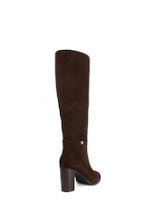Dune London Brown Wide Fit Starlling Knee High Boots - Image 3 of 5
