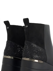 Dune London Black Epitome Trainers - Image 5 of 5