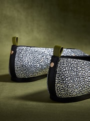 CERENE Silver Delphine Pointed Toe Ballet Flats - Image 4 of 4