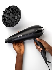 Babyliss Black Turbo Smooth 2200 Hair Dryer - Image 6 of 6