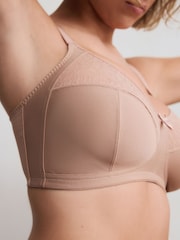 Praline Nude Total Support Non Wire Full Cup Ultimate Comfort Bra B-H - Image 4 of 6