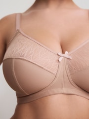 Praline Nude Total Support Non Wire Full Cup Ultimate Comfort Bra B-H - Image 5 of 6