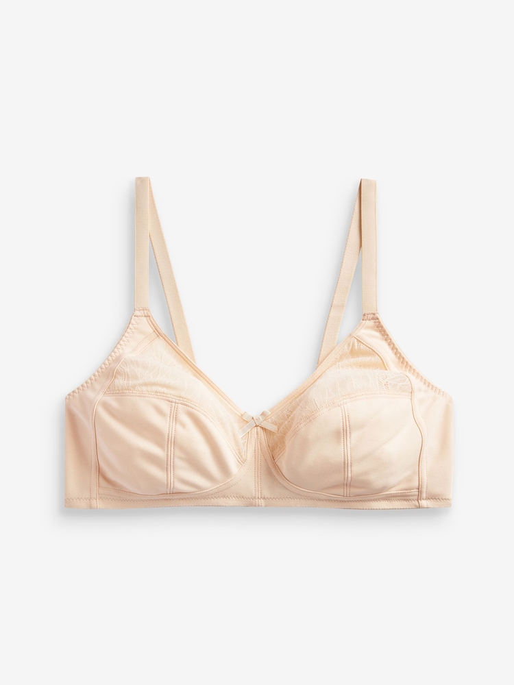 Praline Nude Total Support Non Wire Full Cup Ultimate Comfort Bra B-H - Image 6 of 6