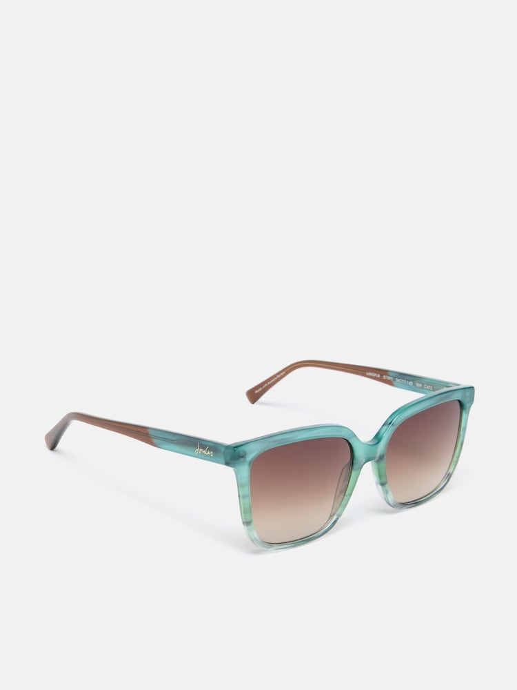 Joules Green Ombre Square Rimmed Sunglasses - Image 1 of 4