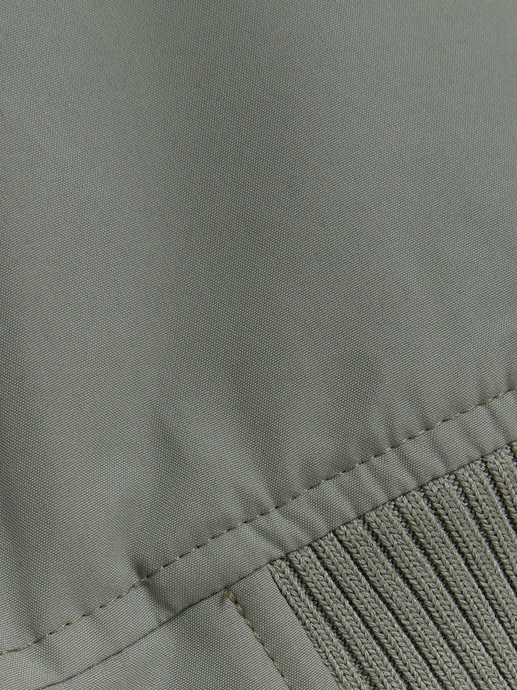 River Island Green Smart Bomber Boys Jacket - Image 4 of 4