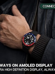 Rotary Black AMOLED GPS Silicone Strap Calling Smart Watch - Image 6 of 8