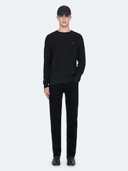 AllSaints Black Sid Skinny Jeans - Image 3 of 8