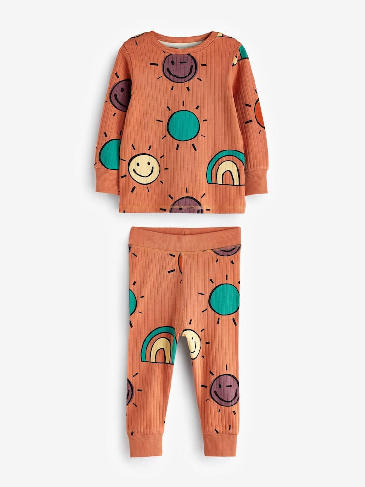 Purple/Orange Character Snuggle Pyjamas 3 Pack (9mths-12yrs) - Image 2 of 7