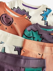 Purple/Orange Character Snuggle Pyjamas 3 Pack (9mths-12yrs) - Image 7 of 7