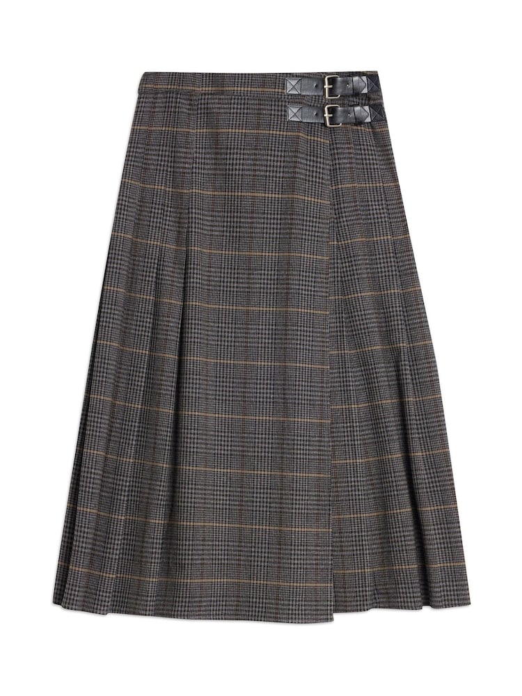 Albaray Grey Plaid Kilt - Image 4 of 4 Albaray Grey Plaid Kilt - Image 4 of 4