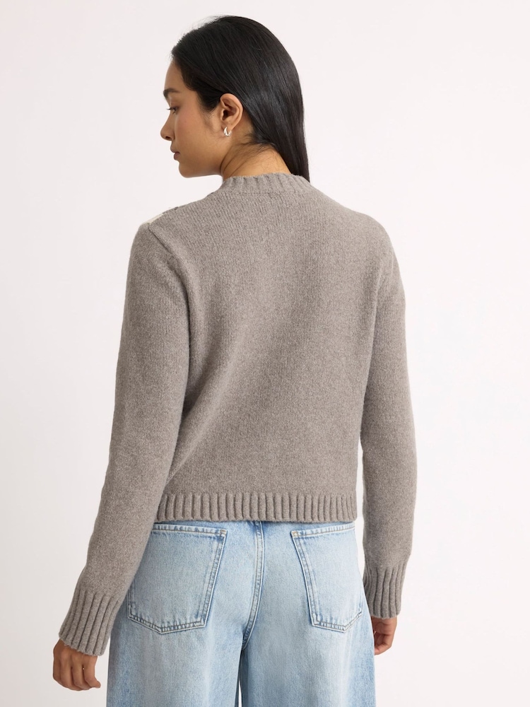 Cardigan Albaray Argyle - Image 2 sur 6