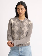 Cardigan Albaray Argyle - Image 4 sur 6