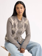 Cardigan Albaray Argyle - Image 5 sur 6