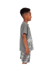 Character Grey Mandalorian Short 100% Cotton Pyjamas - Image 8 of 9