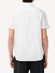 Lacoste Short Sleeve Oxford 100% Cotton Shirt - Image 2 of 6