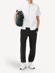 Lacoste Short Sleeve Oxford 100% Cotton Shirt - Image 3 of 6