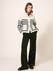 White Stuff Bonnie White Cardigan - Image 3 of 6