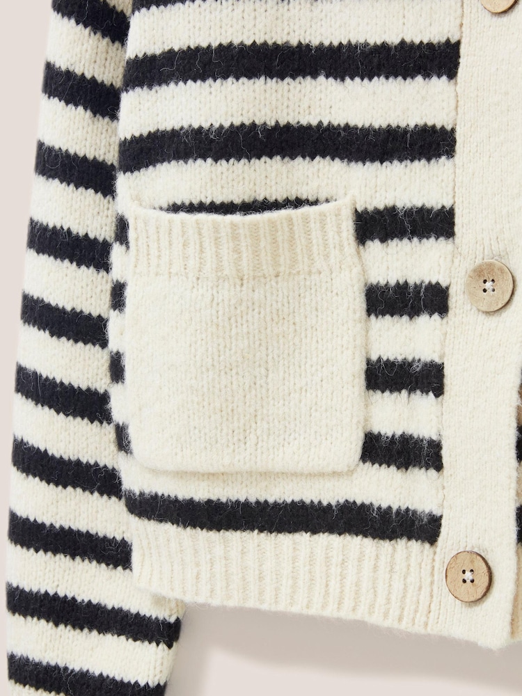 White Stuff Bonnie White Cardigan - Image 6 of 6 White Stuff Bonnie White Cardigan - Image 6 of 6