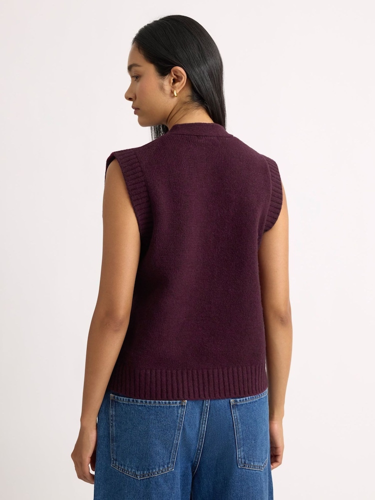 Albaray Red Cosy Button Tank - Image 2 of 5