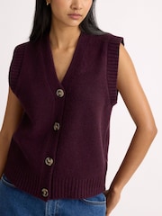 Albaray Red Cosy Button Tank - Image 3 of 5