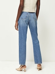 Dark Blue Mom 100% Cotton Jeans - Image 4 of 8