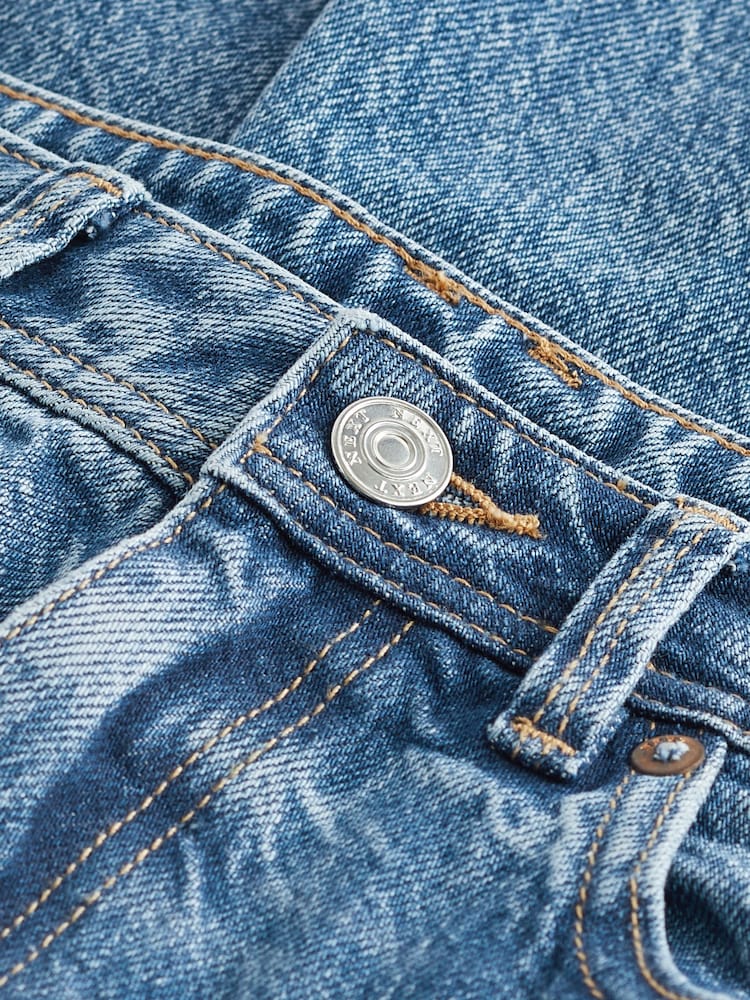 Dark Blue Mom 100% Cotton Jeans - Image 8 of 8