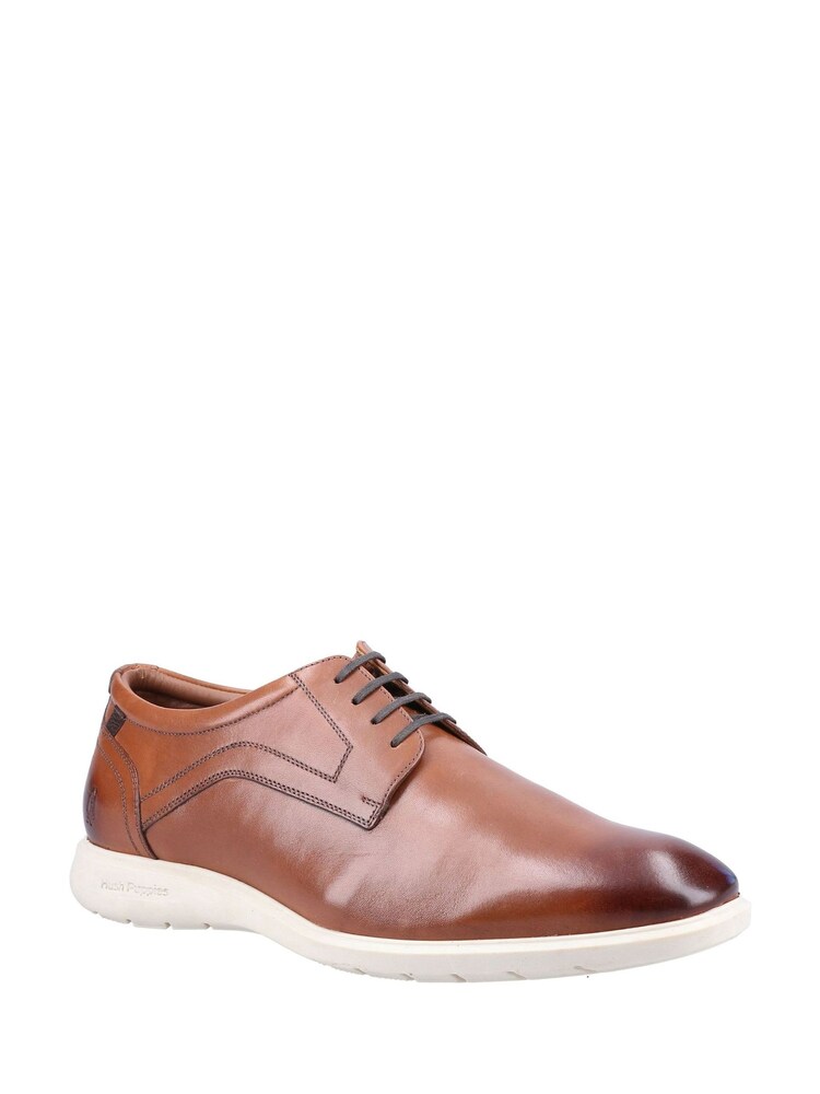 Hush Puppies Amos Lace Brown Shoes - Image 1 of 3