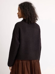 Albaray Brown Cosy Drop Shoulder Jumper - Image 2 of 7