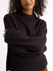 Albaray Brown Cosy Drop Shoulder Jumper - Image 3 of 7