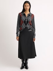 Albaray Grey Argyll Jumper - Image 4 of 5