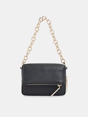 Whistles Black Chain Bibi Cross-Body Bag - Image 3 of 5