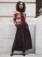 Albaray Brown Baby Cord Culottes - Image 1 of 5