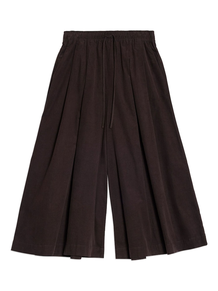 Albaray Brown Baby Cord Culottes - Image 5 of 5 Albaray Brown Baby Cord Culottes - Image 5 of 5