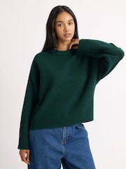 Albaray Green Cosy Drop Shoulder Jumper - Image 1 of 5