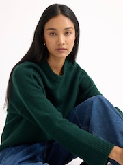 Albaray Green Cosy Drop Shoulder Jumper - Image 3 of 5