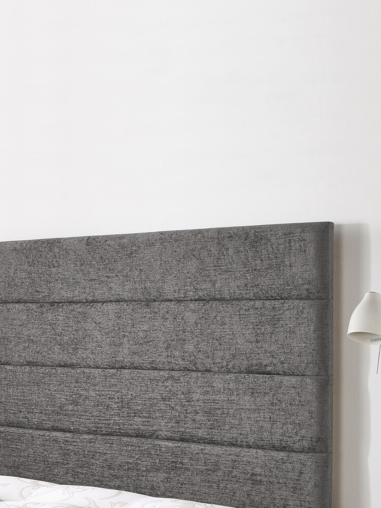 Aspire Furniture Charcoal Grey Headboard - Image 1 of 2 Aspire Furniture Charcoal Grey Headboard - Image 1 of 2