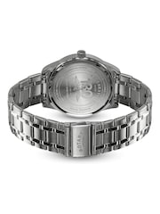 Rotary Silver Blue Dial Stainless Steel Bracelet Watch With Card Holder - Image 5 of 6