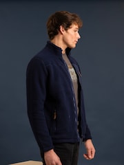 Chaqueta azul de polar con borreguito grueso Buck de Trespass - Imagen 4 de 6