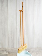 Brown Upright Dustpan Brush - Image 1 of 1