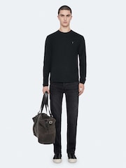 AllSaints Black Sid Skinny Jeans - Image 1 of 8