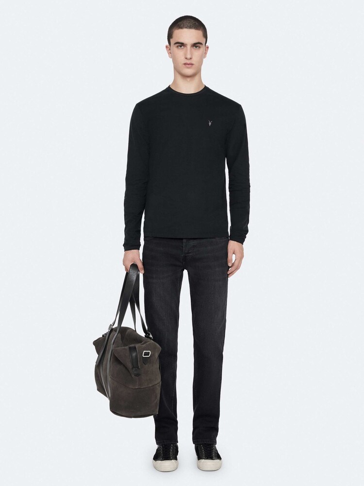 AllSaints Black Sid Skinny Jeans - Image 1 of 8