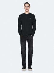 AllSaints Black Sid Skinny Jeans - Image 3 of 8