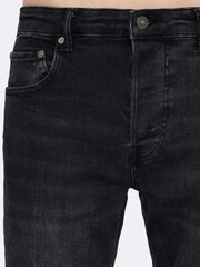 AllSaints Black Sid Skinny Jeans - Image 4 of 8