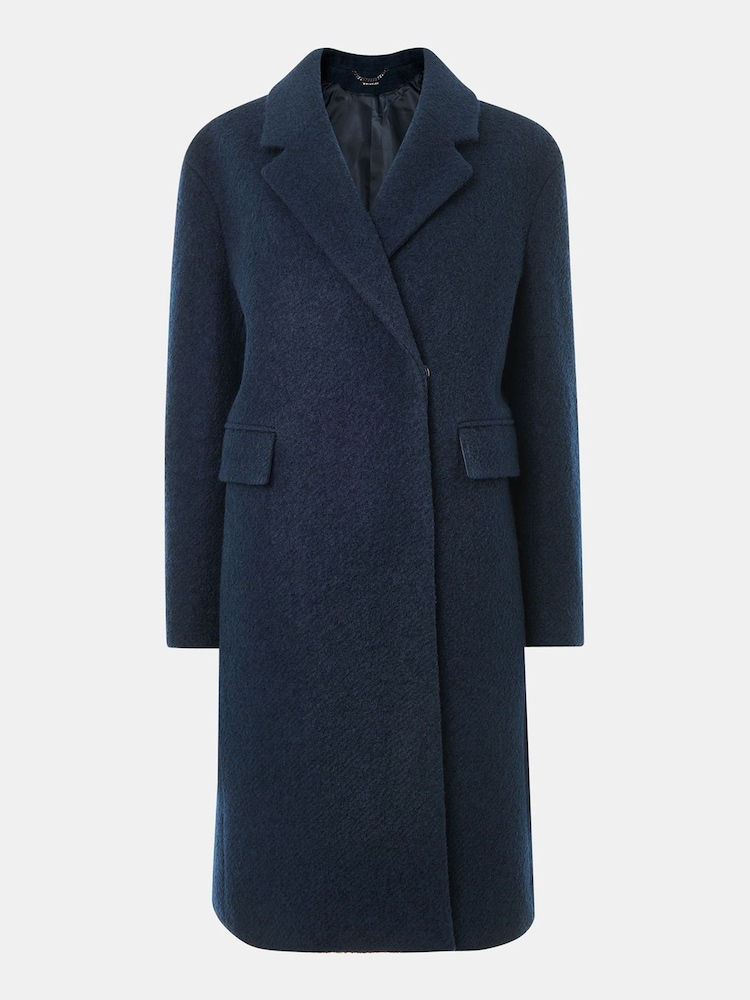 Whistles Blue Fran Boucle Coat - Image 5 of 5