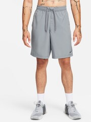 Nike Grey Form Dri-FIT 9 inch Unlined Versatile Shorts - Image 1 of 13